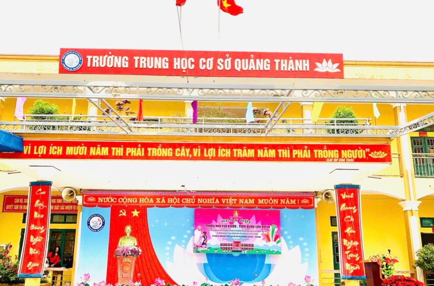 Ngày hội “Thiếu nhi vui khỏe – Tiến bước lên Đoàn” trường THCS Quảng Thành, phường Quảng Phú
