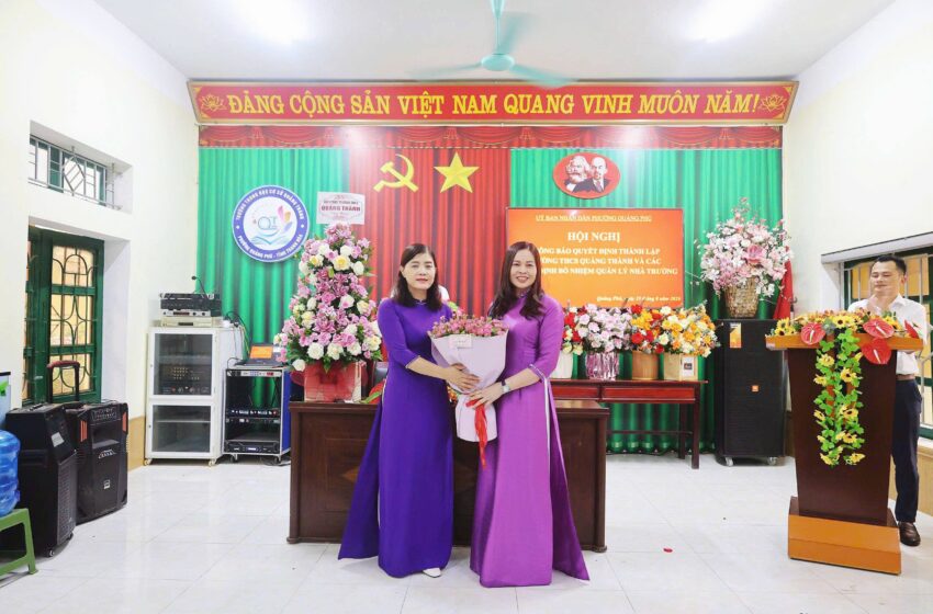  Trường THCS Quảng Thành ổn định tổ chức và triển khai nhiệm vụ năm học 2026-2027