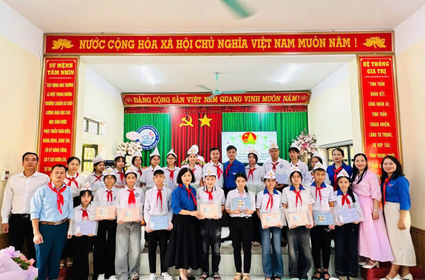  ĐẠI HỘI LIÊN ĐỘI TRƯỜNG THCS QUẢNG THÀNH NHIỆM KỲ 2026 – 2027 !